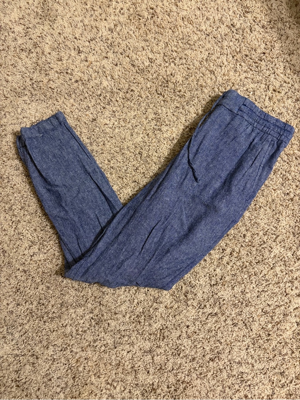 Old Navy Women’s Navy Drawstring Wide Leg Pants